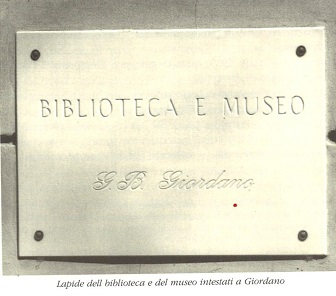Immagini di Fondo unico della Biblioteca Giovanni Battista Giordano 