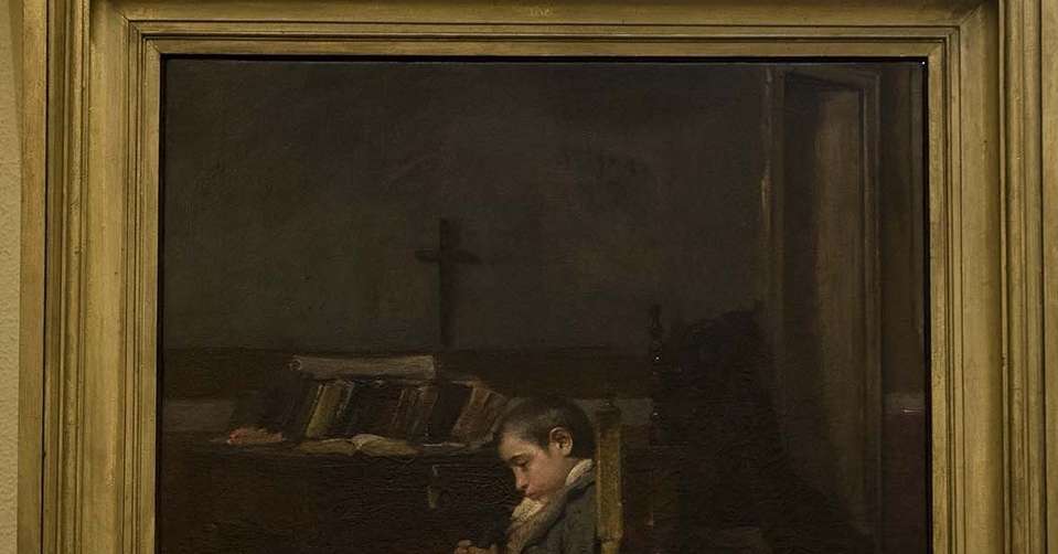 Immagini di Bambino seduto in sacrestia - Tafuri