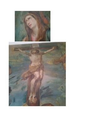 DIPINTO "CROCIFISSIONE DI CRISTO E I LADRONI" slide