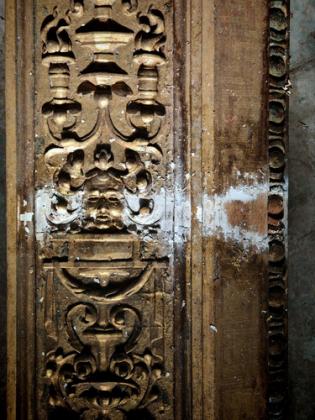 Le cornici ritrovate della pala di Gerino Gerini a Pistoia slide