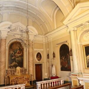 Chiesa Palazzo Beata Lucia  -   Restauro Pala d’altare raffigurante “Cristo appare alla beata Lucia”