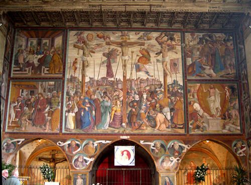 Chiesa di San Bernardino - Il ciclo della Passione di Cristo slide
