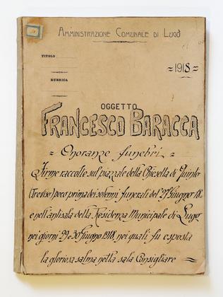 Museo F. Baracca - Restauro di tre libri firma dedicati alle commemorazioni di Francesco Baracca slide