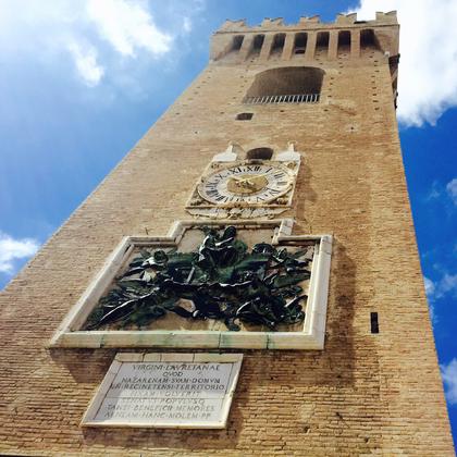 TORRE CIVICA "LA TRASLAZIONE DELLA SANTA CASA" E "QUADRANTE DELL