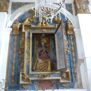 Restauro Madonna con il bambino della Chiesa di S. Maria delle Grazie di Sommati, Amatrice  -   Ufficio del Soprintendente speciale per le aree colpite dal sisma del 24 agosto 2016