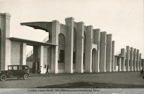 Tribuna storica dello Stadio "Romeo Neri" slide