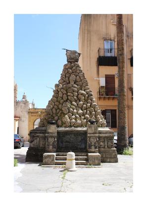 CASERMA CALATAFIMI - PALERMO -MONUMENTO AI BERSAGLIERI CADUTI IN ALBANIA DURANTE LA GRANDE GUERRA slide