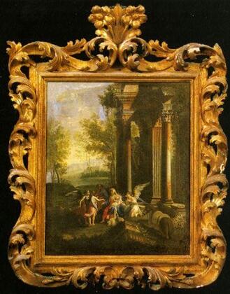 Quattro dipinti su tela di Giovan Gioseffo Santi 1685 slide
