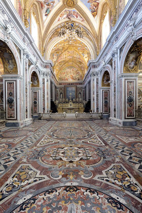 Il pavimento di Cosimo Fanzago nella Certosa di S. Martino slide