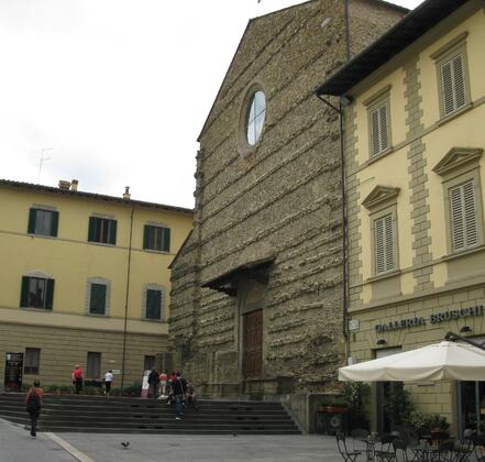 Monumento Funebre di Francesco Roselli opera di Michele da Firenze, Cappella Pagno di Maffeo, Basilica di San Francesco slide