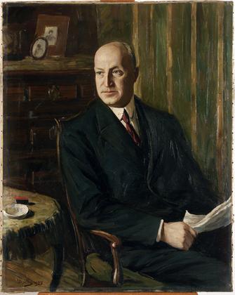      Enrico Ursella (Buia, 1887 - 1955). Ritratto di Enrico de Brandis, 1925; Gregorio Lazzarini (Venezia, 1655 - Villabona Veronese, 1730). Madonna con Bambino, fine sec. XVII - inizio sec. XVIII slide
