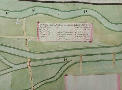 Mappa Canale Naviglio Zanelli - Pianta 17 - Op. Canal Naviglio Pasolini Zanelli slide