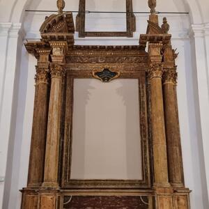Ex Convento San Francesco, oggi Auditorium, restauro conservativo altare ligneo - Comune di Morrovalle