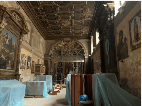 Apparati decorativi della chiesa di Santa Lucia Vergine e Martire – Rieti slide