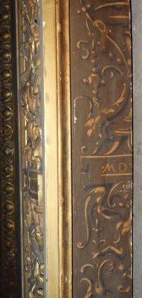 Le cornici ritrovate della pala di Gerino Gerini a Pistoia slide