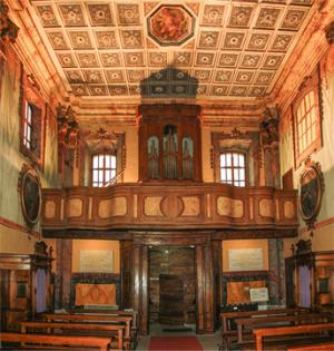 Organo della chiesa di S. Maria del Suffragio ad Amatrice danneggiato dal sisma del 24 agosto 2016 e custodito presso il Deposito di Cittaducale (RI) - Restauro