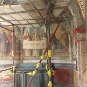 Cappella di San Gottardo - Tomba del Marchese Emanuele Tapparelli D'Azeglio  -   Restauro delle facciate, principale e laterale