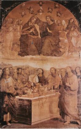 Incoronazione della Vergine (copia della Pala degli Oddi di Raffaello Sanzio) slide