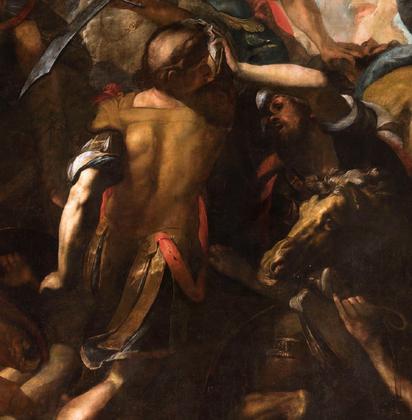 Palazzo Spinola – Dipinto Giulio Cesare Procaccini, Battaglia di san Giacomo slide