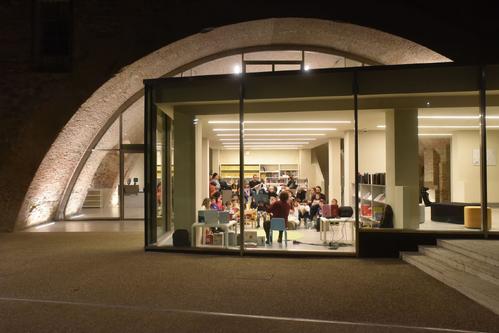 Biblioteca Arconi, Biblionet, San Matteo degli Armeni, Sandro Penna e Bibliobus.  slide