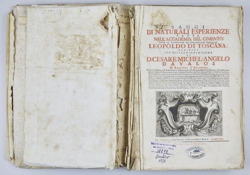 Saggi di naturali esperienze all’Accademia del Cimento (Napoli, 1714) slide