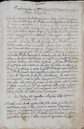 I primi due Libri delle Cerimonie (1588-1614, 1615-1639) slide